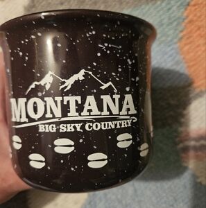 Montana Elk Tracks Campfire Coffee Mug